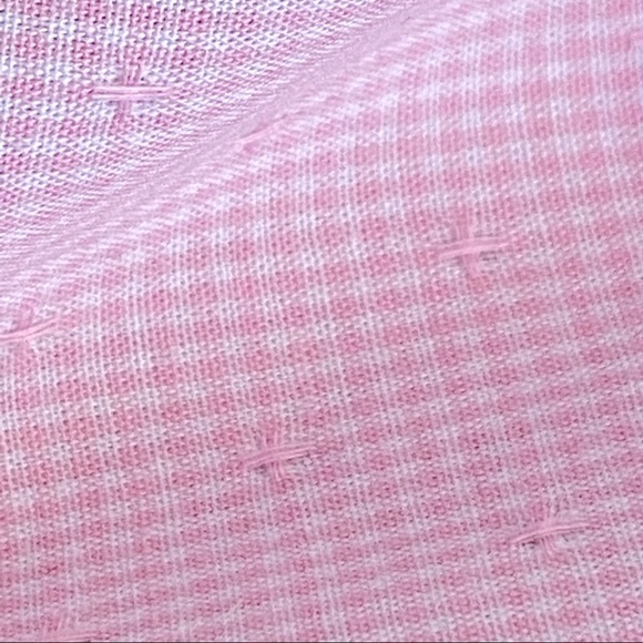 Tommy Hilfiger Pink Gingham Print Dress Shirt | 16 - Picture 7 of 11